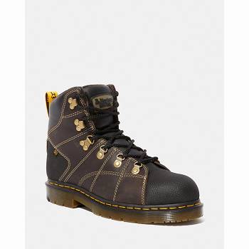 Dr Martens Férfi Rawston Steel Toe Munkavédelmi Bakancs Barna